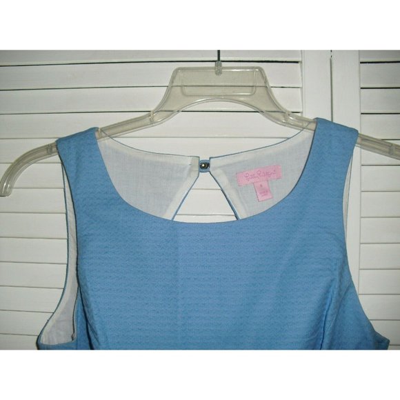Lilly Pulitzer Kirkland Blue Sailor Shift Dress 6 - Picture 3 of 4